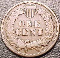 1 цент, 1872 г., США
